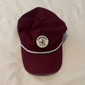 Authentic Maroon Pinehurst No. 2 Hat